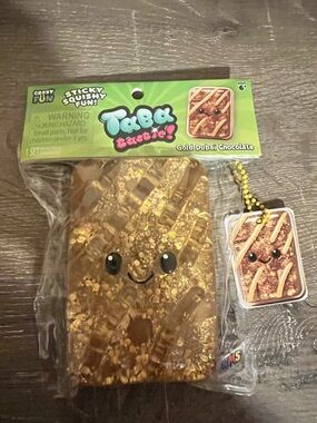 VIRAL Squishy RMS Crazy Fun Gold Glitter Gold Dubai Chocolate Taba
Squishy